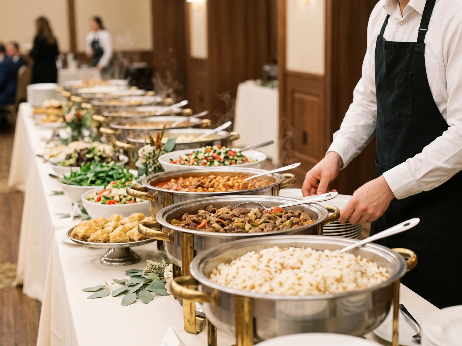 Sevenler Davet catering sunumu